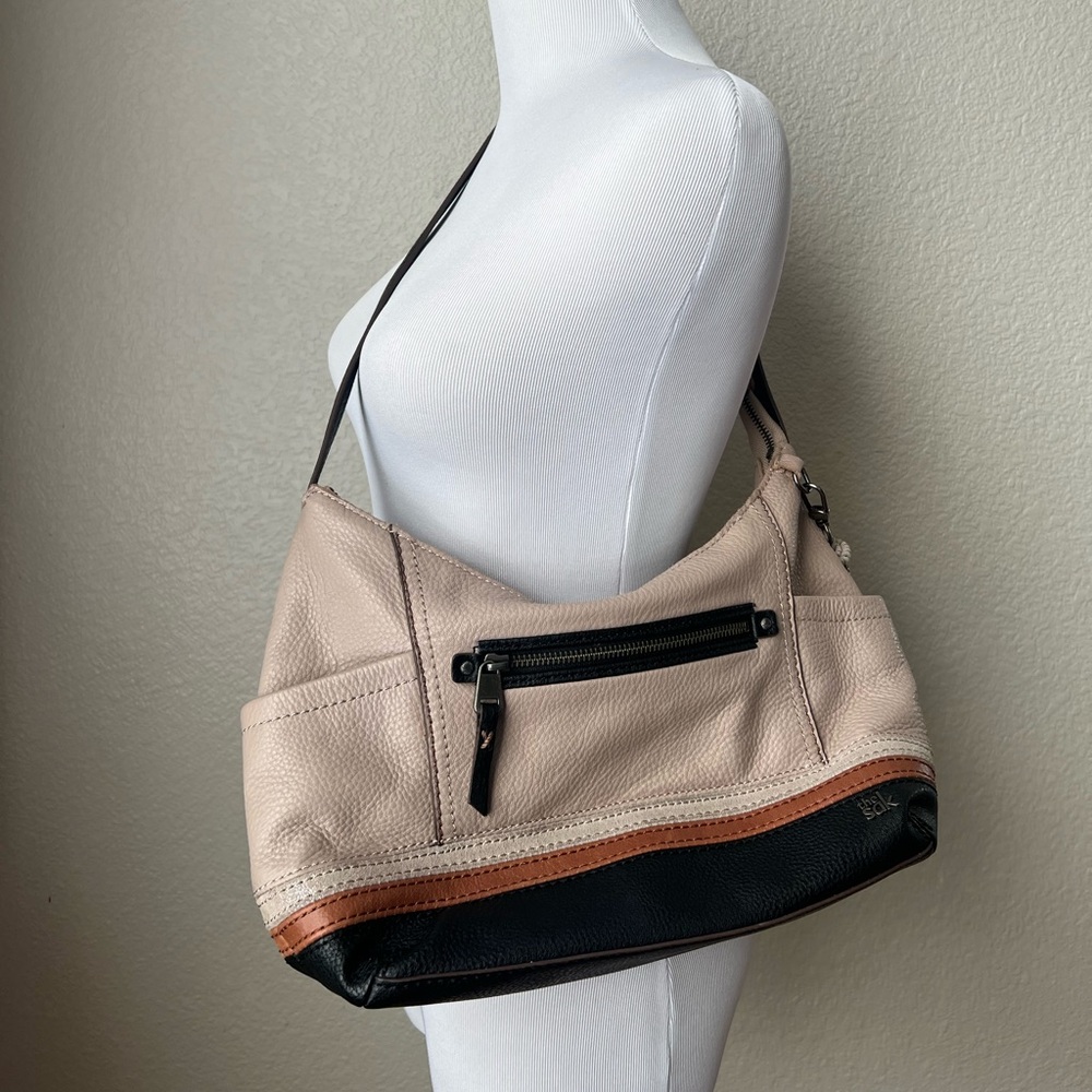 The Sak Black and Tan Hobo Bag - Picture 6 of 7